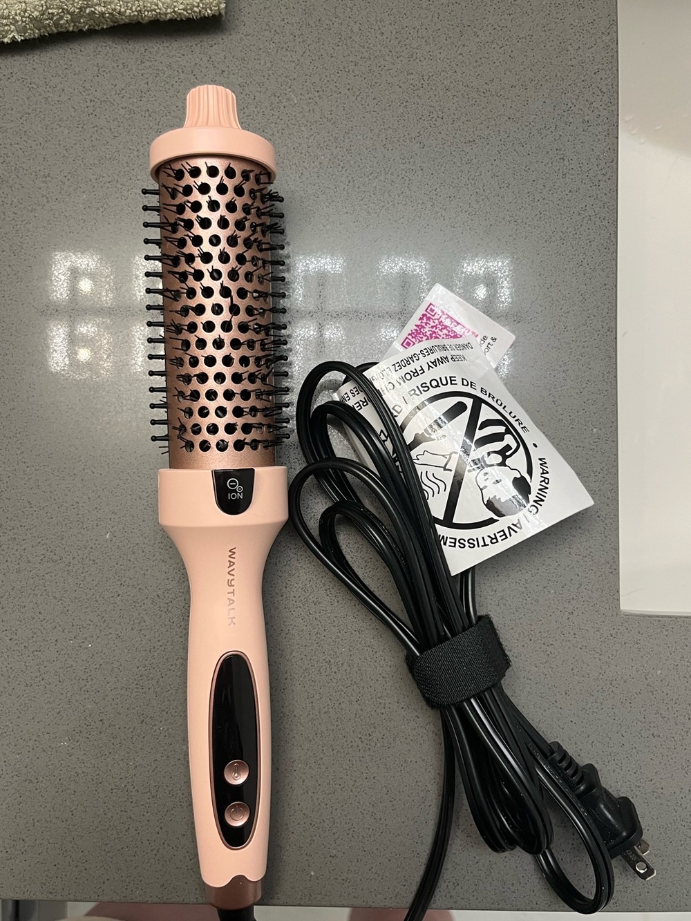 Wavytalk Thermal Brush, Blowout Boost 1.5 inch Curling Brush